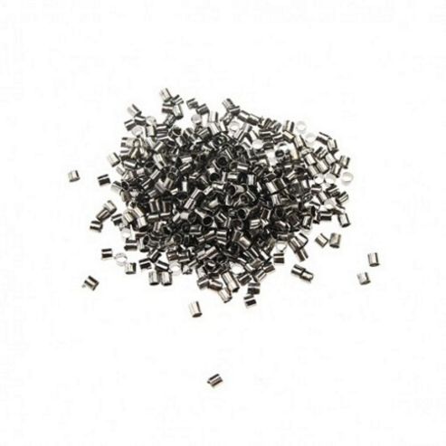 Image of Crimp Tubes - Black - 500 Pack