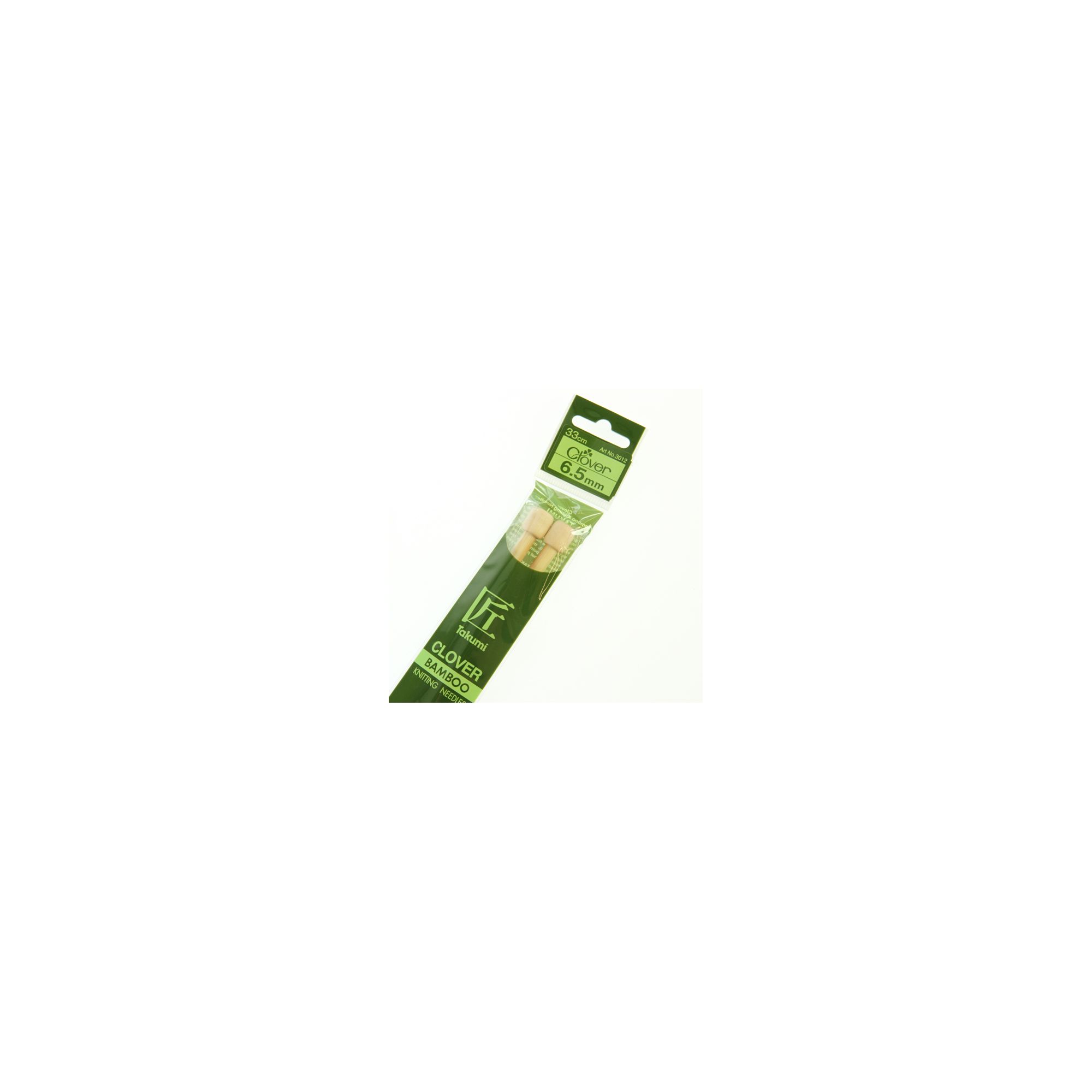 Clover Takumi Bamboo Knitting Needles 65mm 2pk