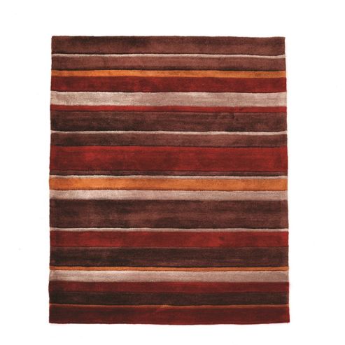 Image of Infinite Henden Boulevard Brown/red 80x150 Cm Rug