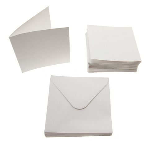 Image of 3x3 Card Blanks 300gsm 20pk - White.