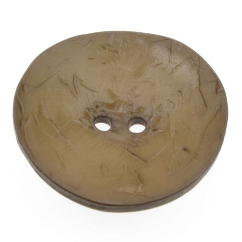 Image of Dill Buttons 60mm Dished Earth