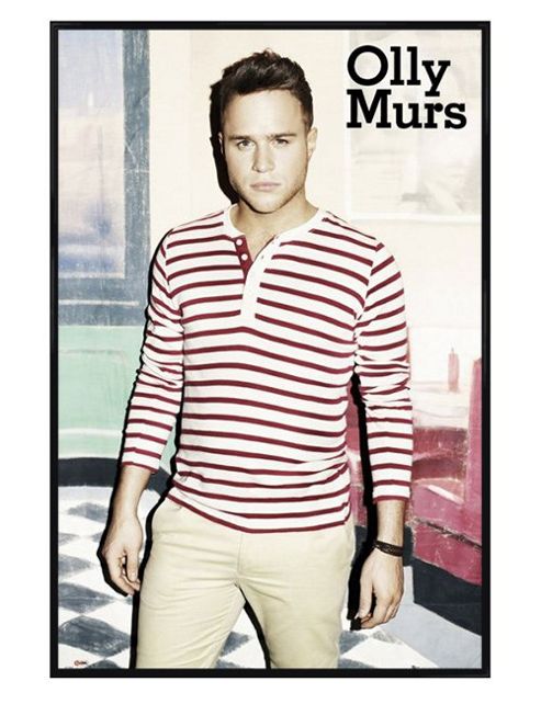 Image of Olly Murs Gloss Black Framed X Factor Superstar Poster