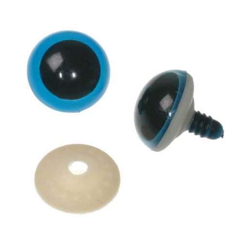 Image of Safety Eyes 20mm Blue 10 Pr