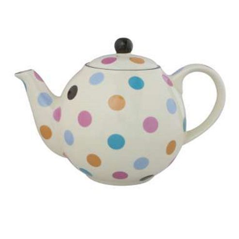 Image of London Pottery Globe Teapot, 4 Cup, Multicoloured Spots