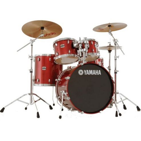 Image of Yamaha Stage Custom Birch Drum Kit - Cranberry Red