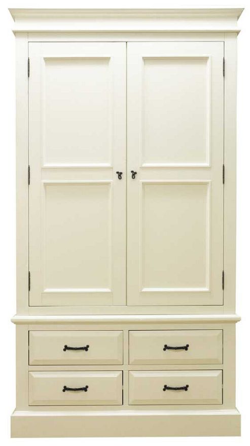 Image of Ultimum Hambleton Off White 4 Drawer Wardrobe