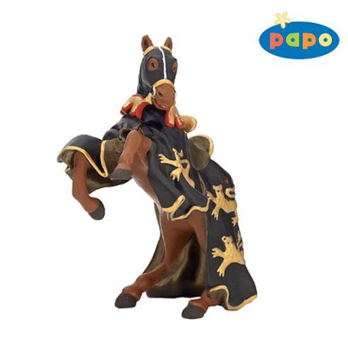 Image of Horse Of Black & Gold King Richard - Knights - Papo(horse Only)