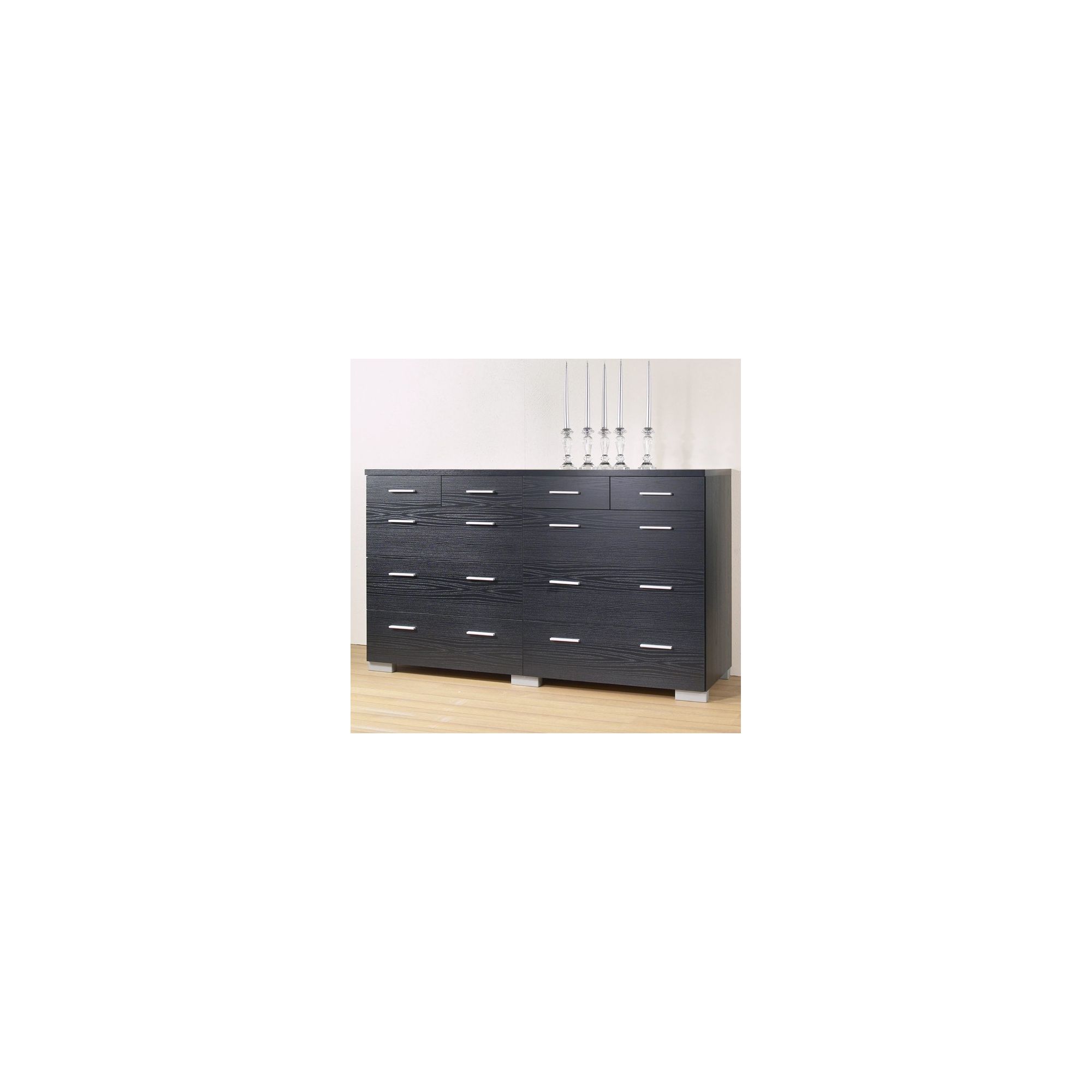 Tvilum Puls 10 Drawer Chest - Black Woodgrain at Tescos Direct