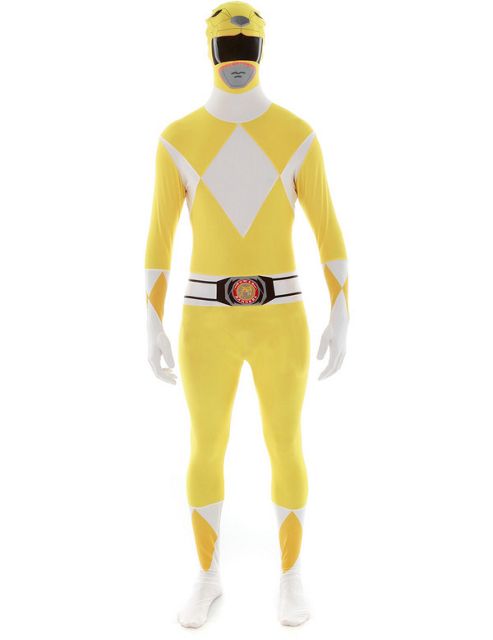 Image of Yellow Power Ranger Morphsuit Extra Large