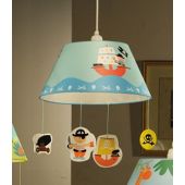 Lighting In:Style Children's Lighting Pirates Hanging Shade Pendant in Blue