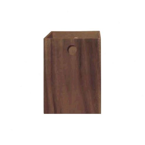 Image of M--ve Acacia Waste Basket In Wood