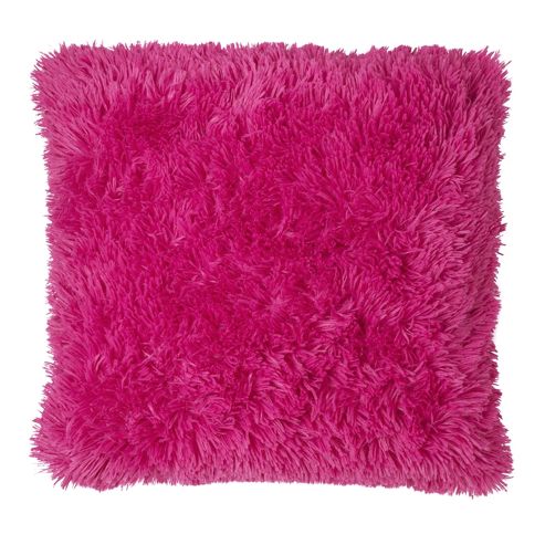Image of Catherine Lansfield Home Cuddly Cushion Cover (45x45cm) - Hot Pink