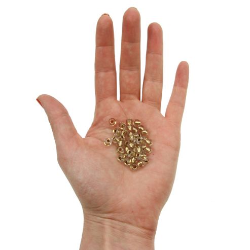 Image of Czech Seed Bead 2/0 Crystal/gold Lined