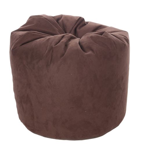 Image of Kaikoo Bean Bag - Suede Chocolate
