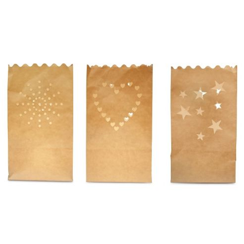 Image of Pack Of Three Flame Retardant Paper Tealight / Candle Bags