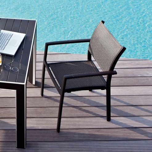 Image of Varaschin Victor Armchair By Varaschin R And D - Dark Brown