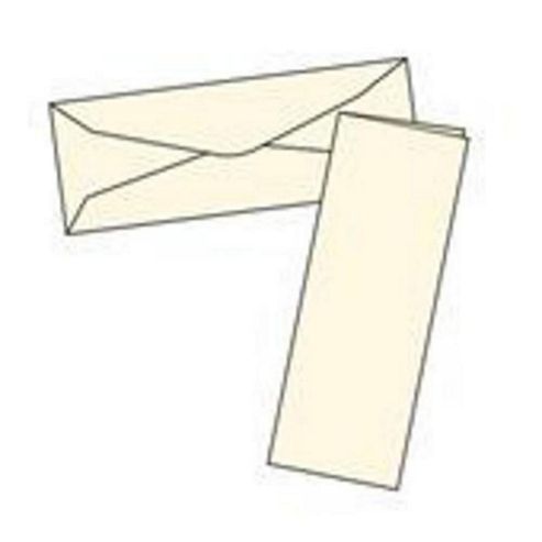 Image of Cards Single Fold Slim Cream 10 Pk