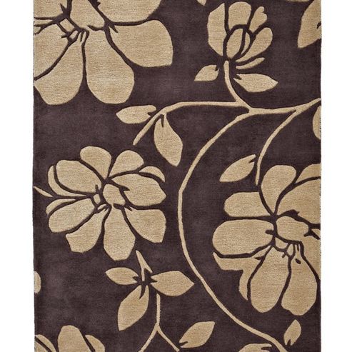 Image of Think Rugs Fusion Brown/beige Tufted Rug - 150 Cm X 230 Cm (4 Ft 11 In X 7 Ft 7 In)