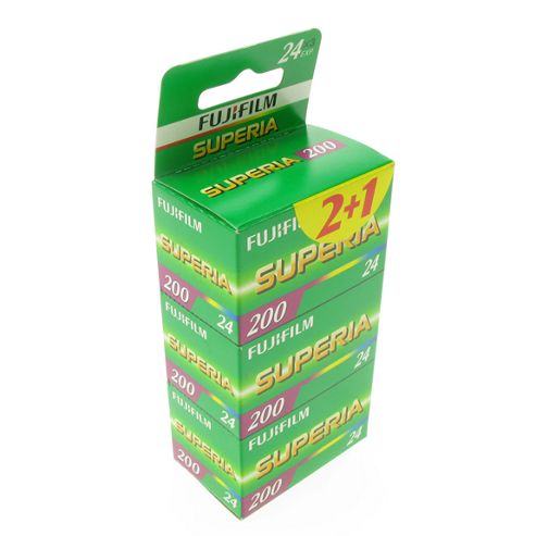 Image of Fuji Superia 200asa 35mm - 24 Exp 3 For 2