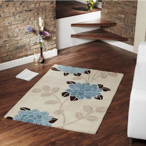 Image of Ultimate Rug Co Floral Art Achillea Rug - 160 Cm X 230 Cm (5 Ft 3 In X 7 Ft 6.5 In)