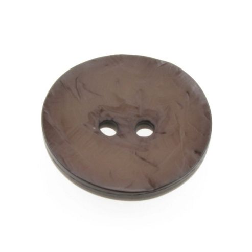 Image of Dill Buttons 45mm Dished Brown