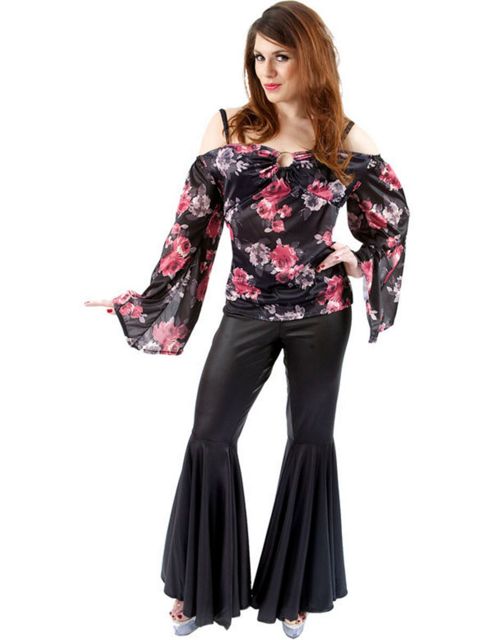 Image of 70s Groovy Disco Lady Costume Large