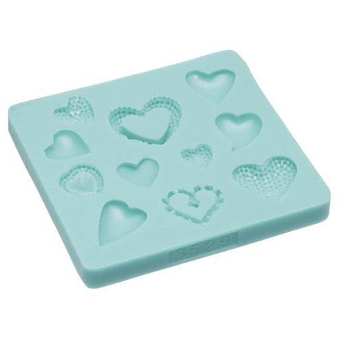 Image of Kitchencraft Sweetly Does It Hearts Fondant Icing Mould