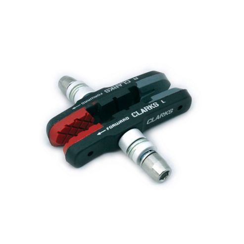 Image of Clarks Elite Mtb/hybrid Brake Pads 72mm Integral Block W/triple Compound Insert Pads