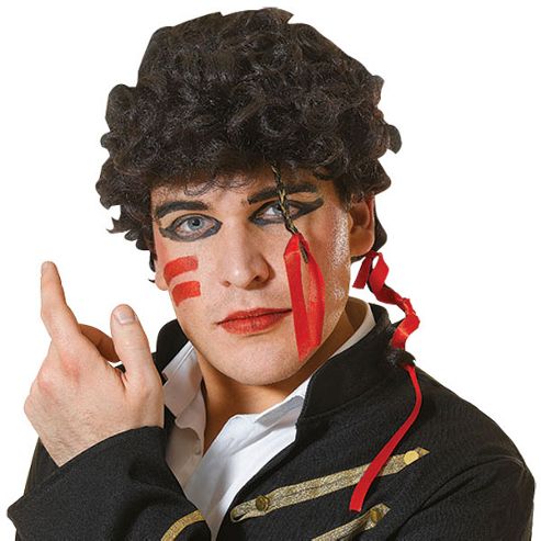 Image of 80's Adam Ant Wig - Black