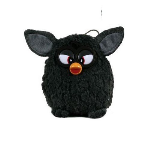 Image of Furby 14cm Plush Soft Toy (no Sounds) - Black