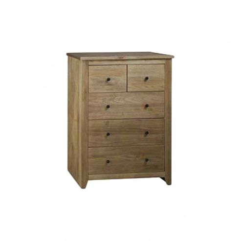 Image of Home Zone Havana 3+2 Chest Of Drawers In Pine