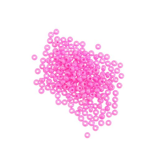Image of Czech Seed Bead 10/0 Op Dyed Hot Pink