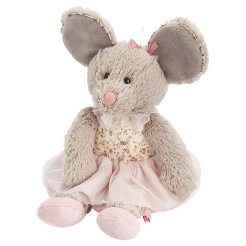 Image of Keel Toys Belle Rose Ballerina Mouse Soft Toy