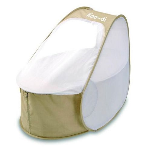 Image of Koo-di Pop-up Travel Bassinette Cafe Creme