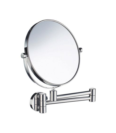 Image of Smedbo Outline Shaving Mirrors With Swing Arm - 3x