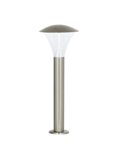 Image of Endon Lighting 30 Light Post Lantern In Stainless Steel - 45 Cm
