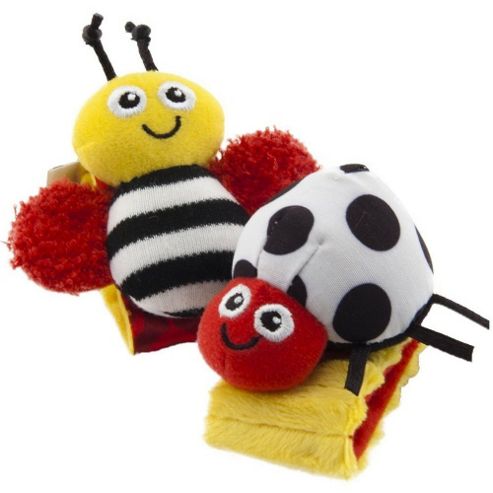 Image of Lamaze High Contrast Wrist Rattles