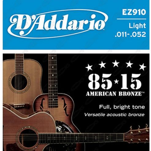 Image of D'addario Ez910 85/15 Bronze Acoustic Guitar Strings