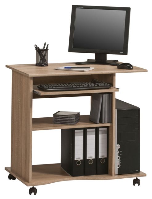 Image of Maja Madrid Oak Computer Trolley
