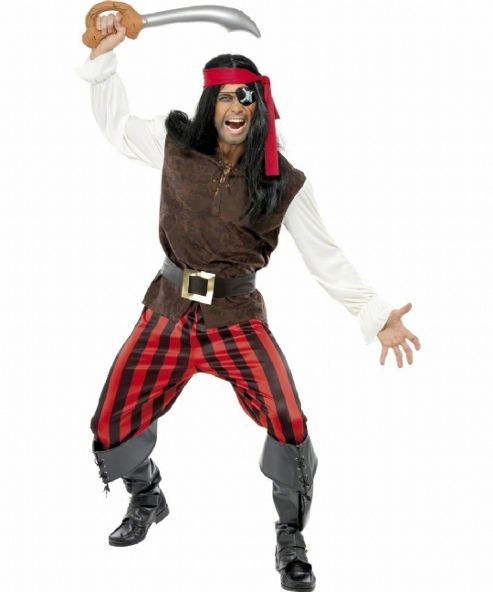 Image of Pirate Ship Mate - Adult Costume Size: 42-44