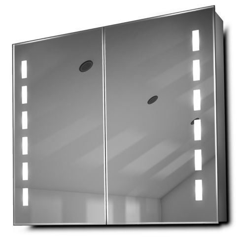 Image of Cacia Led Bathroom Cabinet With Demister Pad, Sensor & Shaver K367