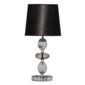 Premier Housewares Isabella Pebble Table Lamp - Smoke Grey