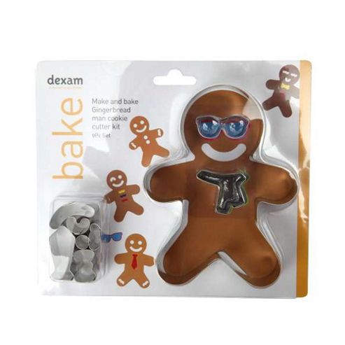 Image of Dexam Make & Bake Gingerbread Cookie Cutter Set, 10 Piece