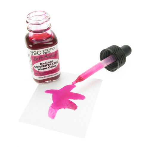 Image of Dr. Ph. Martin's Radiant Concentrated Watercolours - Tropic Pink
