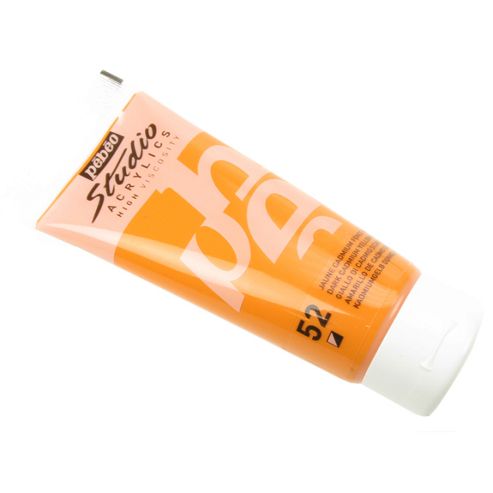 Image of Pebeo Studio Acrylic 100ml - Dark Cadmium Yellow Hue
