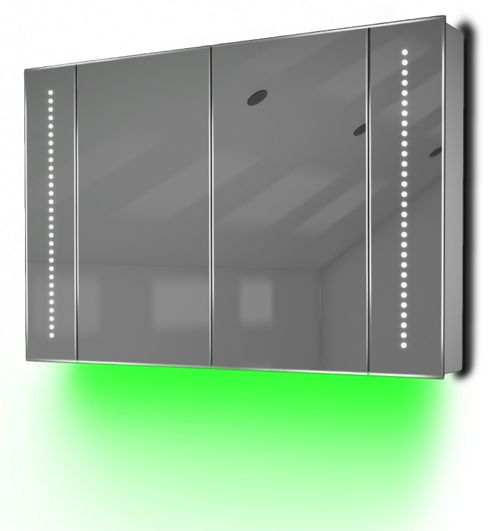Image of Ambient Audio Bathroom Cabinet With Bluetooth, Shaver Socket & Sensor K71gaud