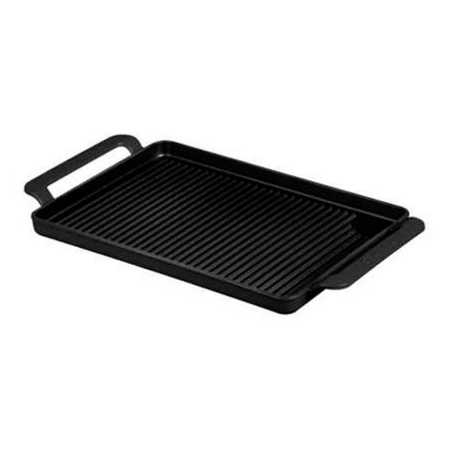 Image of "chasseur Rectangular Grillpan With Twin Handles, 42 X 24cm, Matt Black"