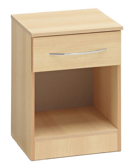 Image of Ideal Furniture Alaska 1 Drawer Bedside Table