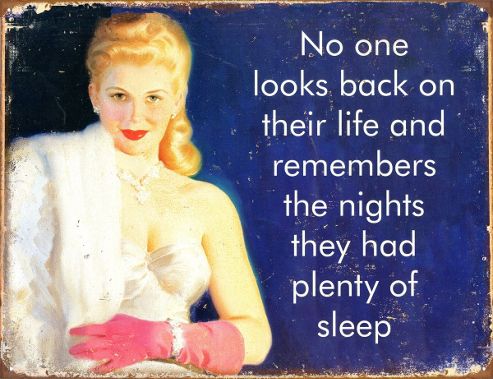 Image of Plenty Of Sleep Tin Sign