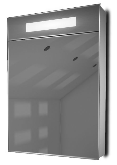 Image of Auto Colour Changing Rgb Bathroom Cabinet With Shaver Socket & Sensor K86rgb